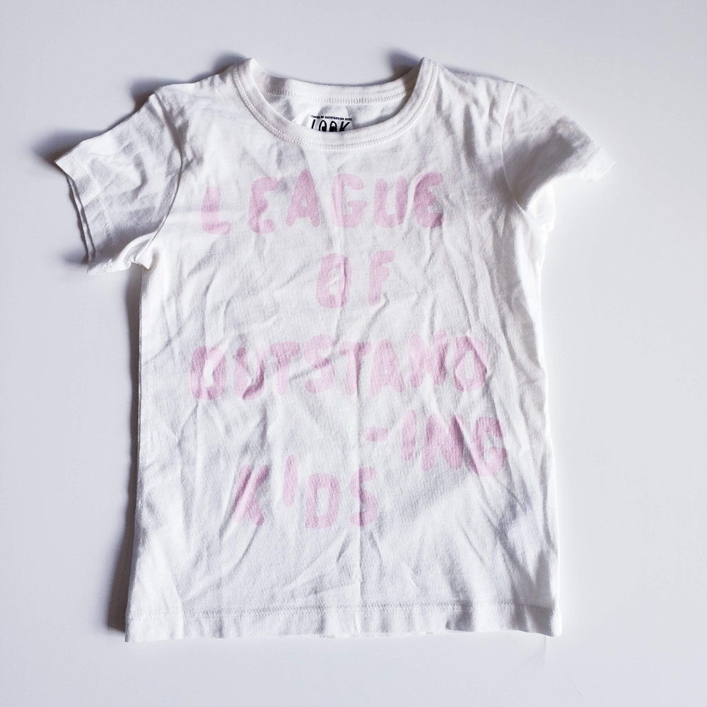 Crewcuts Girls LOOK League of Outstanding kids Pink Tee